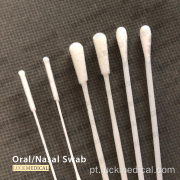 Teste de diagnóstico descartável Swab Rayon Flocking